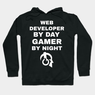 Web Developer By Day Gamer By Night Hoodie
